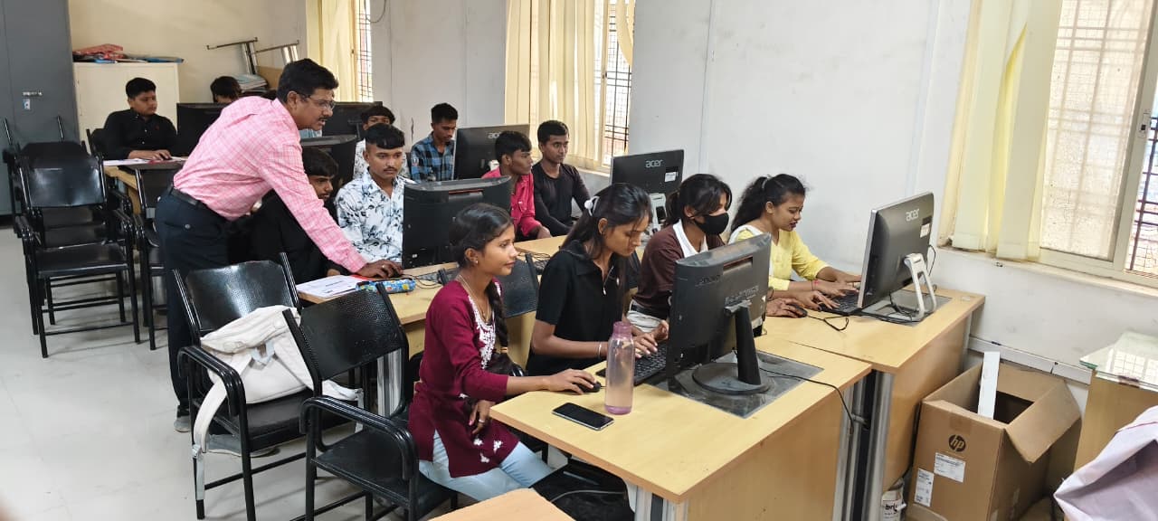 COPA trainees at work in the computer lab