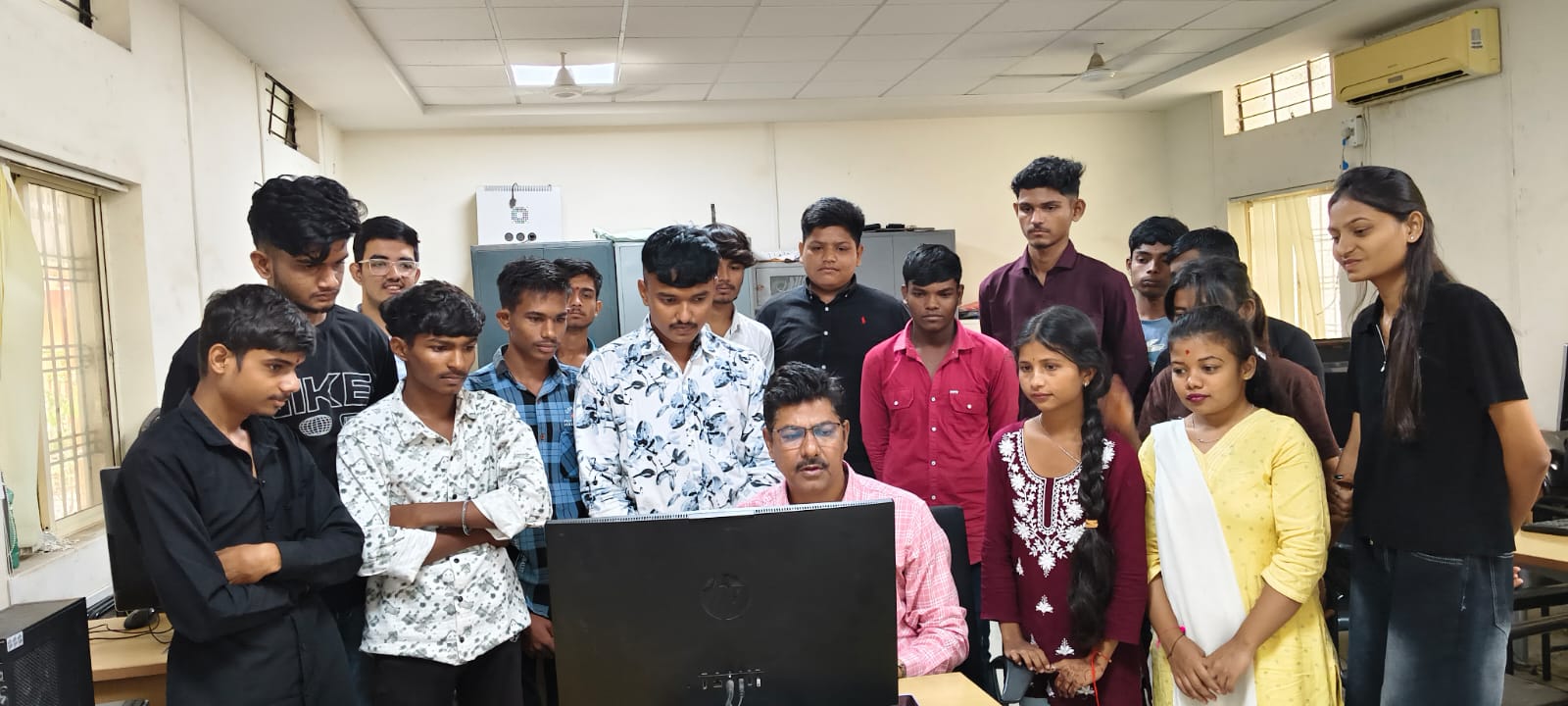 COPA trainees in the computer lab